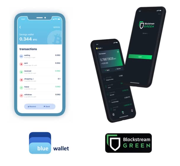 Start2Bitcoin - een Bitcoin adres kan je genereren via een wallet zoals Bluewallet of Blockstream Green